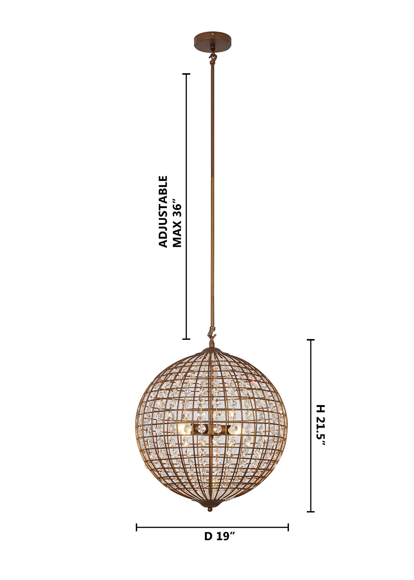 ARN02CUS - Crown Chandelier