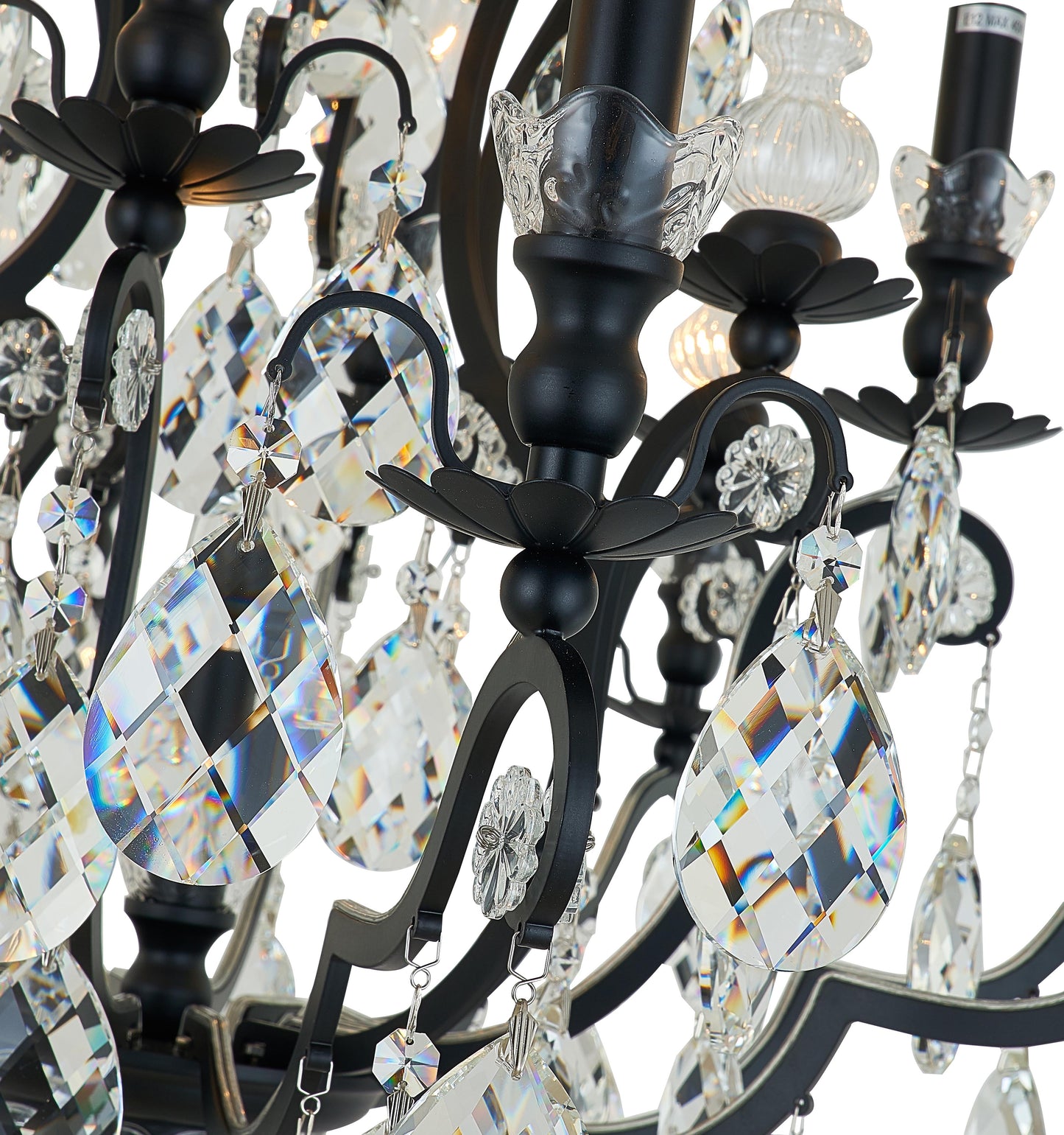 BET80C32BLK - Crown Chandelier