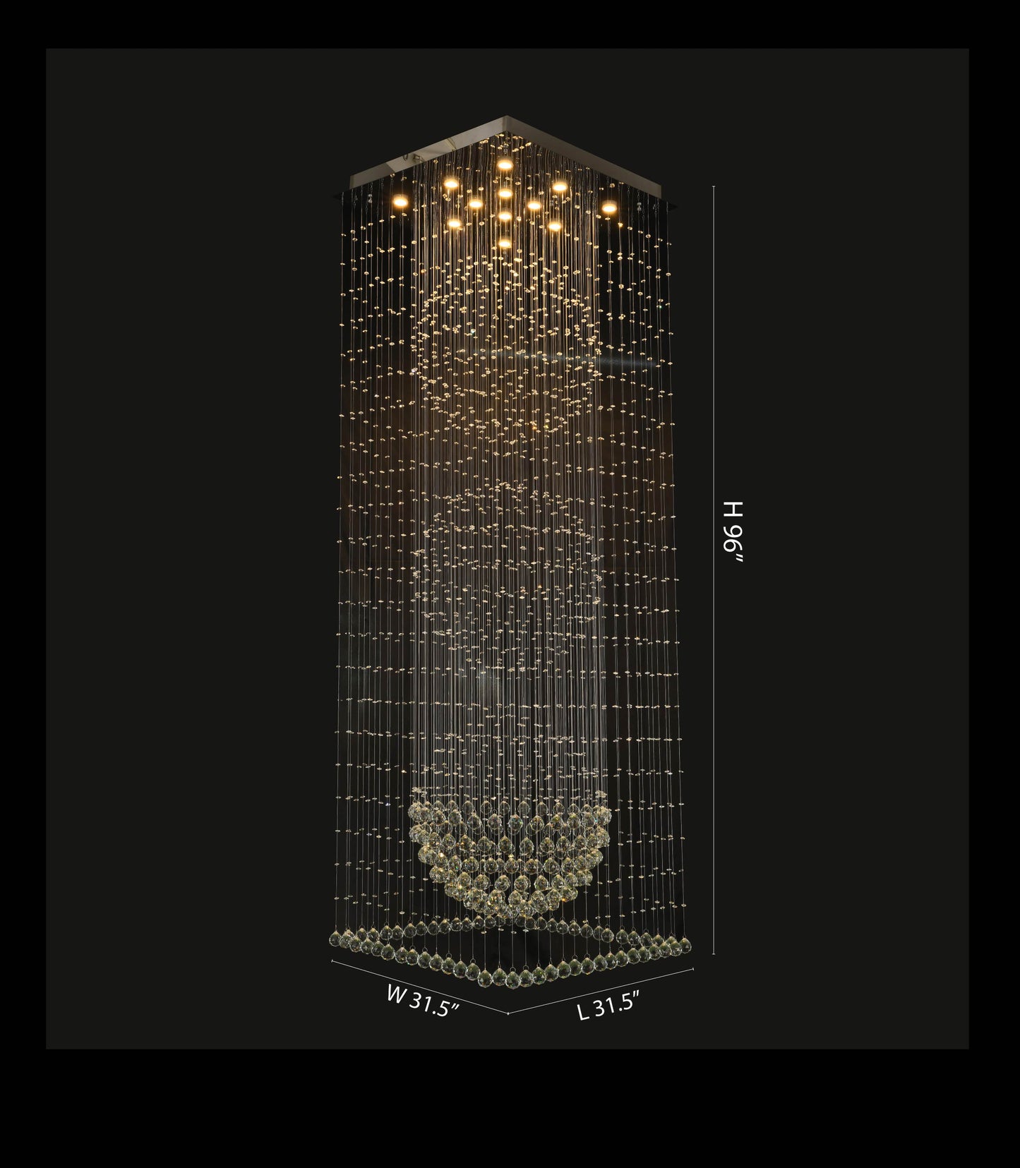 KM08C31CH - Crown Chandelier