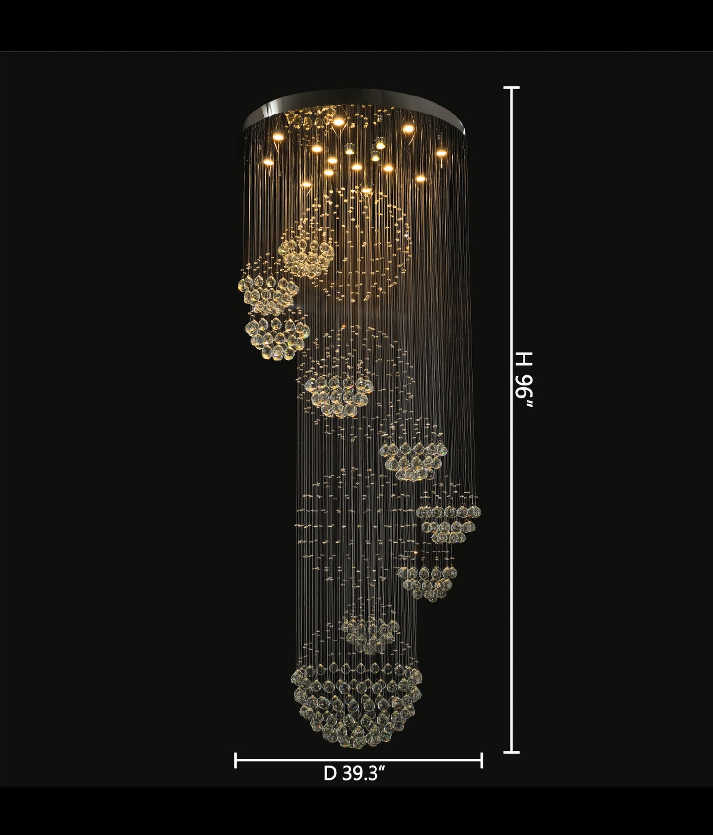 KM09C39CH - Crown Chandelier
