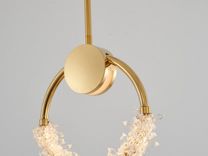 BU07P11G - Crown Chandelier