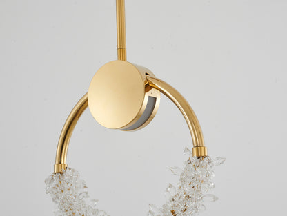 BU07P11G - Crown Chandelier