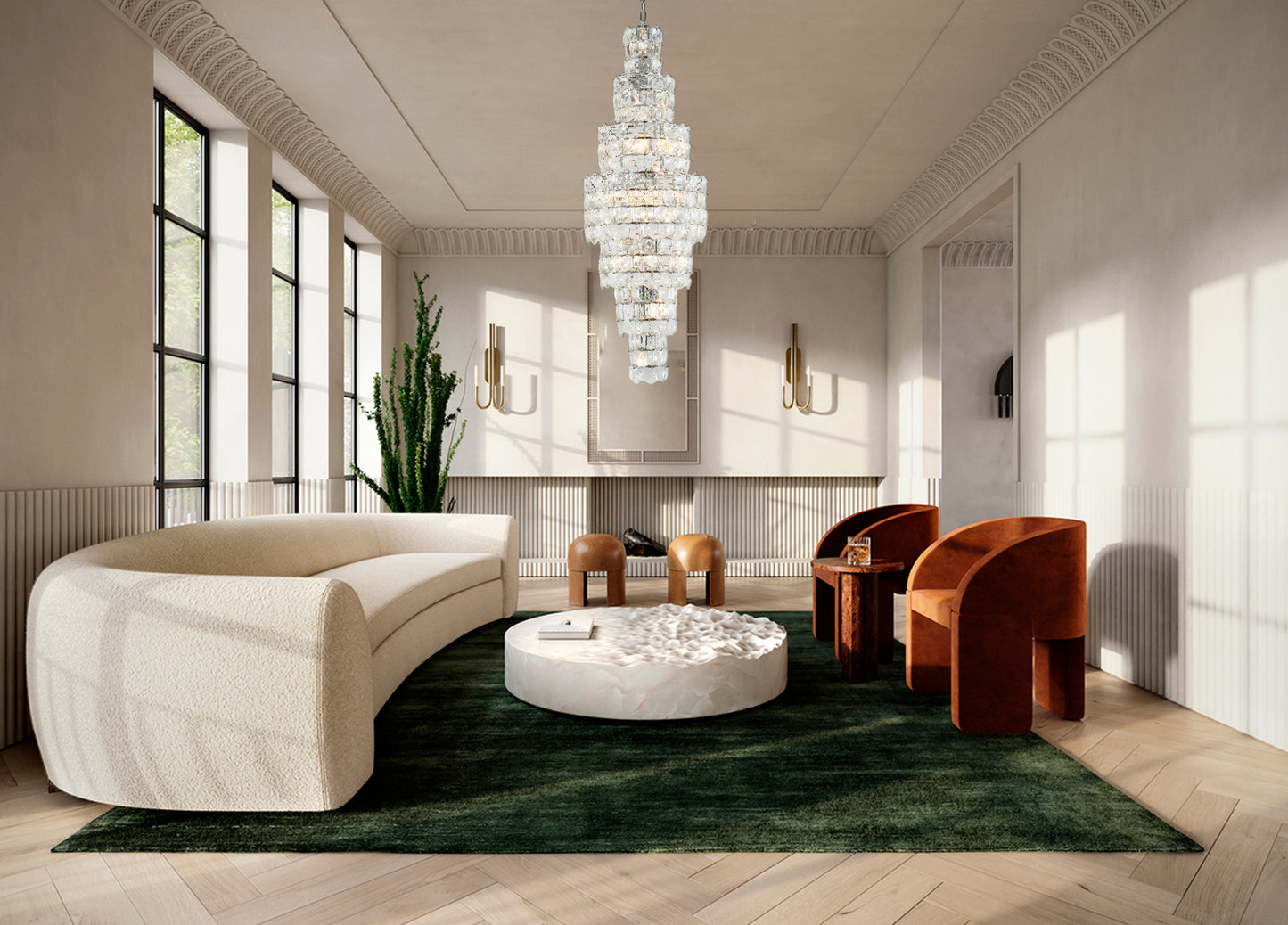 GL340C24CH-1 - Crown Chandelier