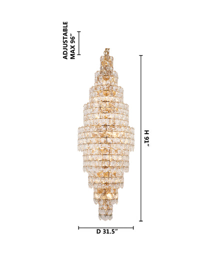 GL340C32BR - Crown Chandelier