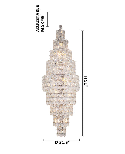 GL340C32CH - Crown Chandelier