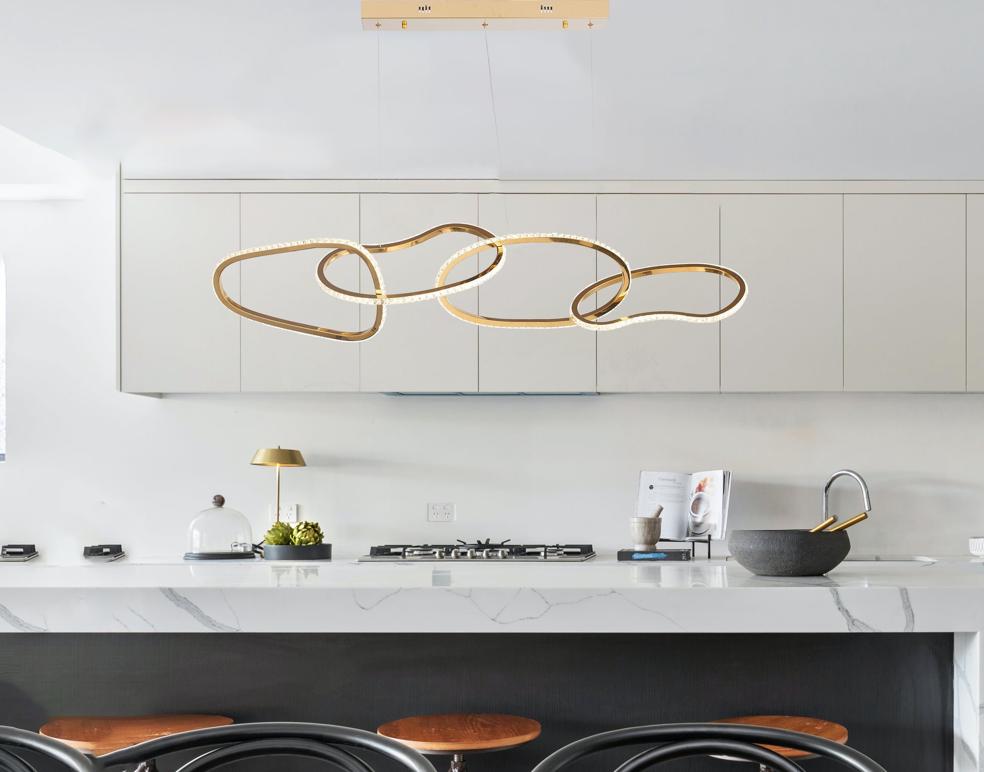 GL414C48CG - Crown Chandelier