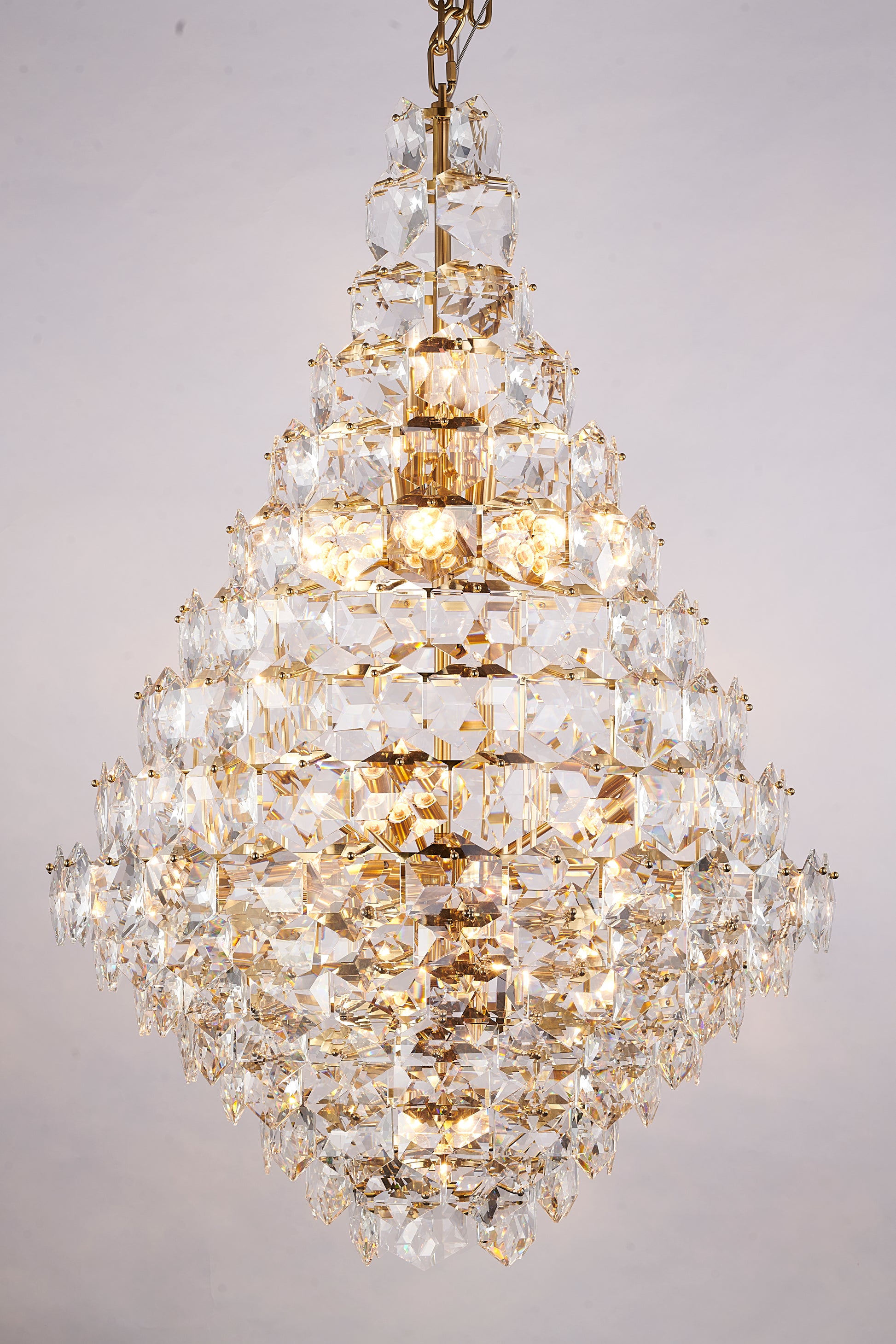 GL430C36BR - Crown Chandelier