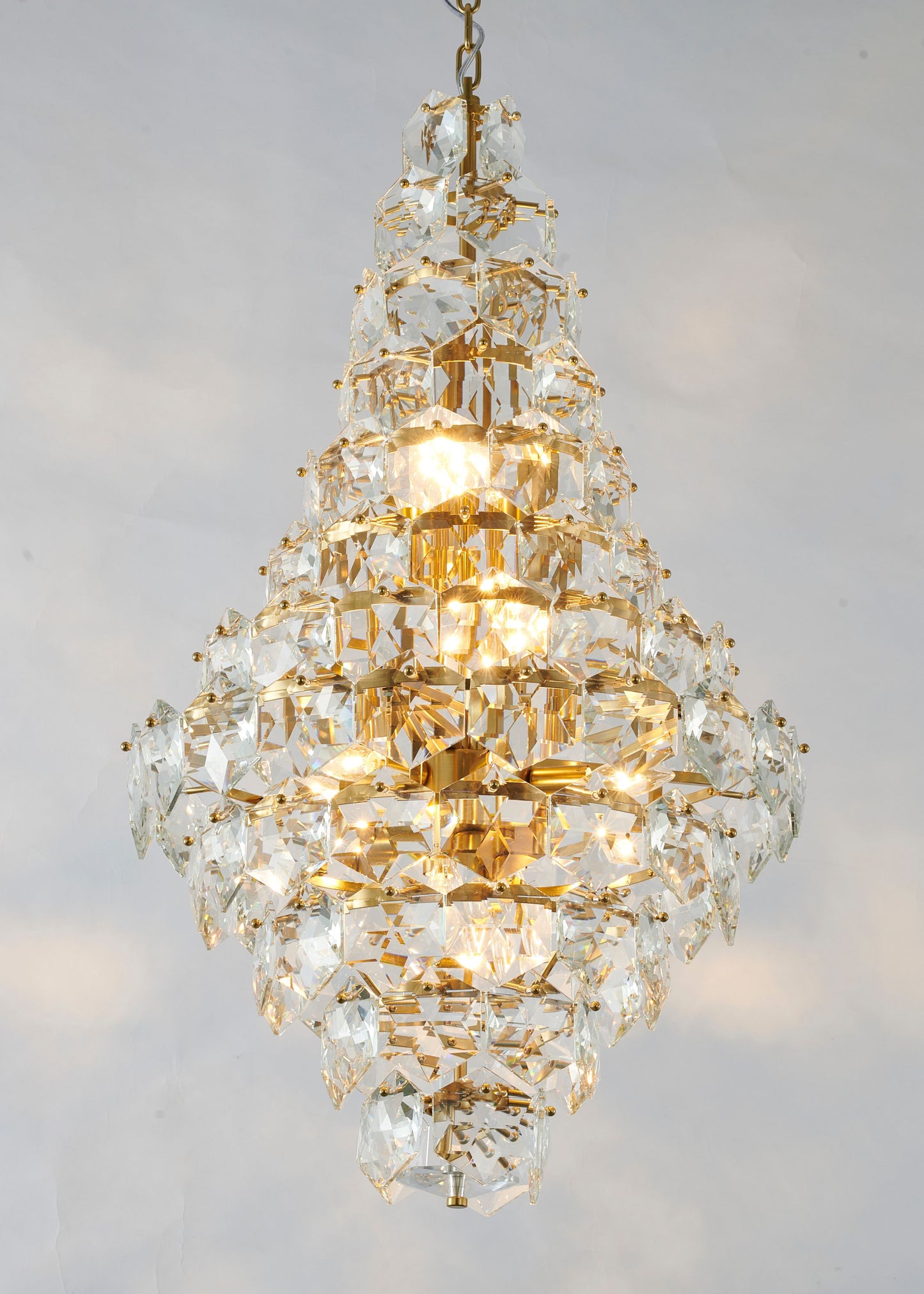 GL436C24BR-1 - Crown Chandelier