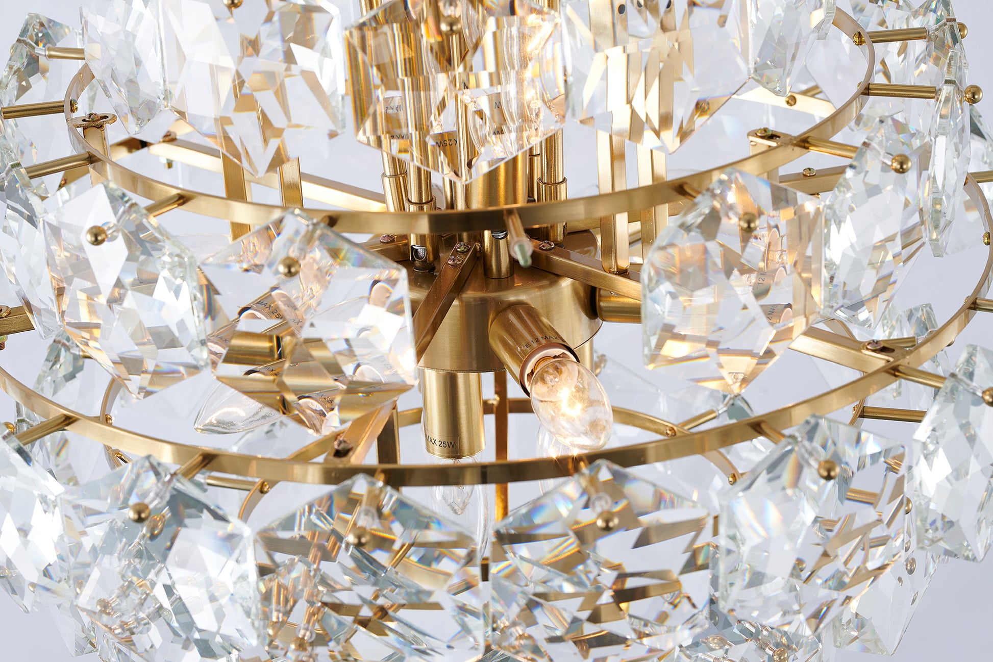 GL436C24BR-1 - Crown Chandelier