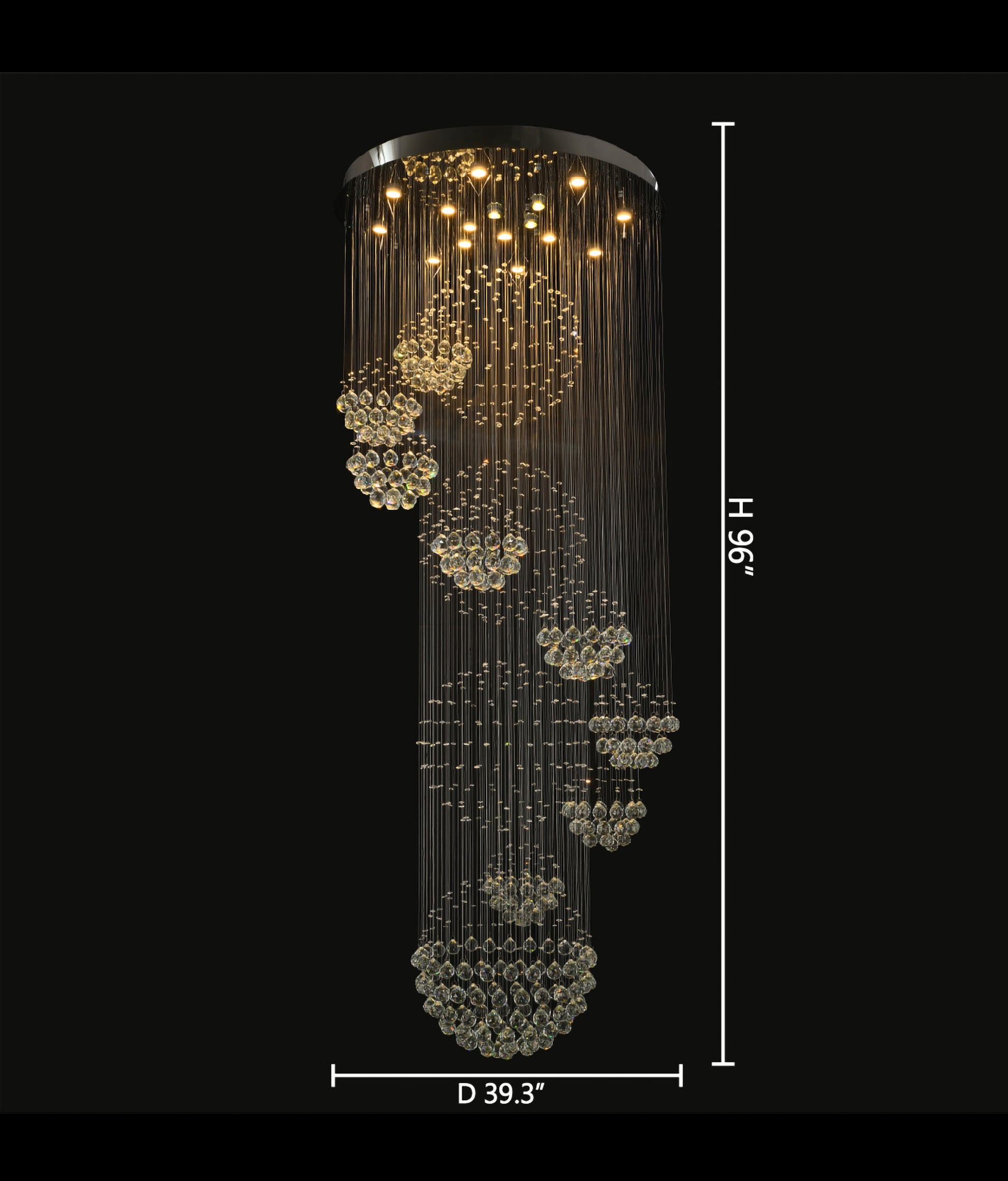KM09C39CH - Crown Chandelier