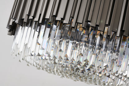 MU10C28BLK - Crown Chandelier