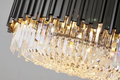 MU10C28BLK - Crown Chandelier