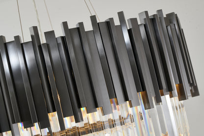 MU10C28BLK - Crown Chandelier