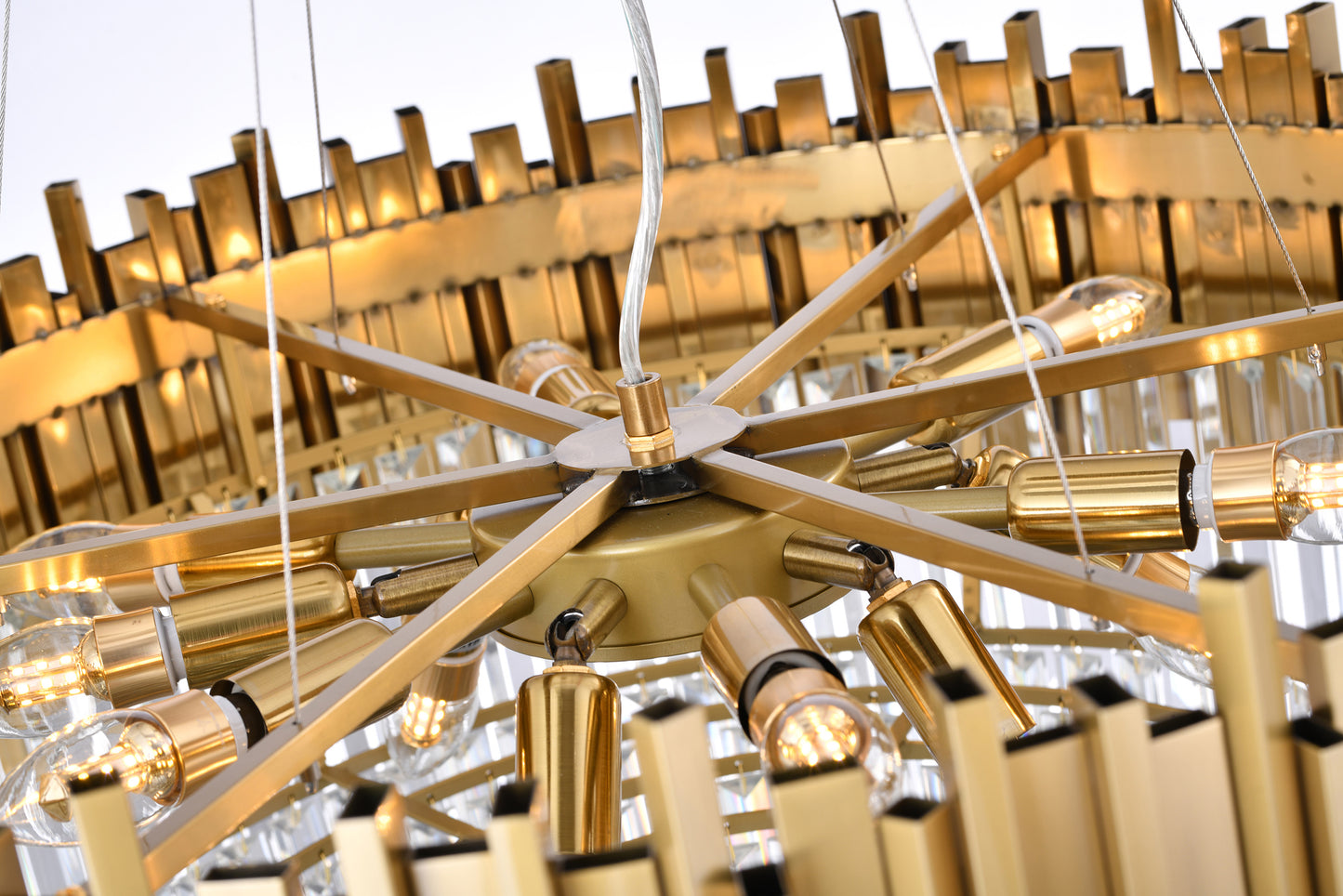 MU10C28G - Crown Chandelier