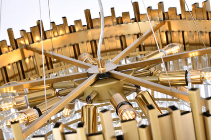 MU10C28G - Crown Chandelier