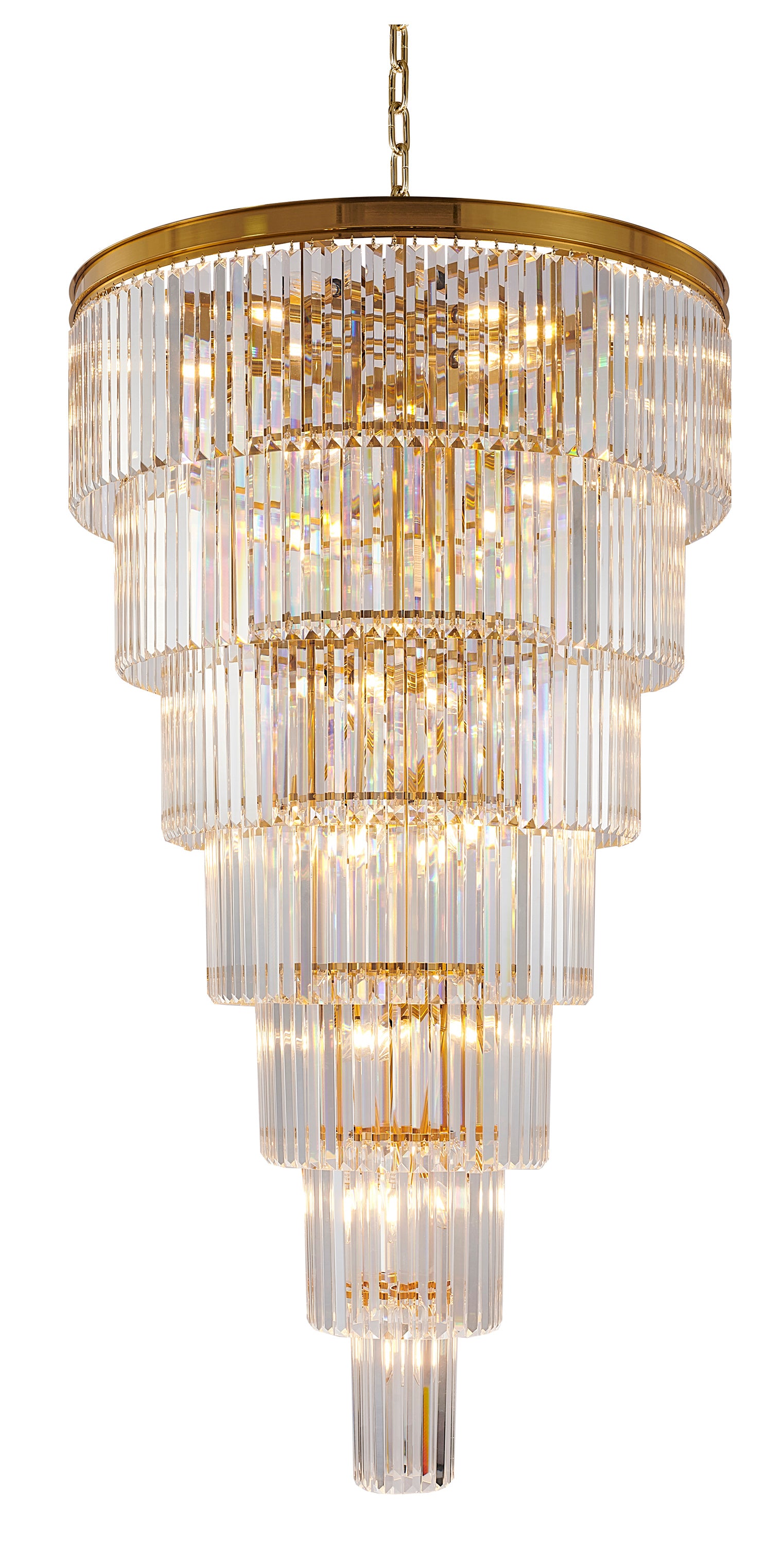 RD14C72BR - Crown Chandelier